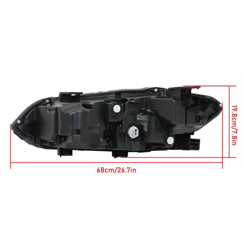 Solid Spare LH & RH Headlights For Honda Civic Sport Touring 2022-2023 LED Type Clear Lens