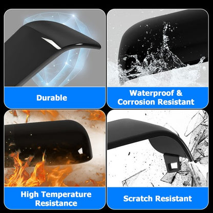 Solid Spare For Chevy Silverado GMC Sierra HD 2500 3500 2020-2023 24 Side Mirror Cover Caps