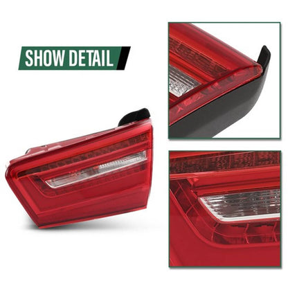 Solid Spare Fit For 2012-2015 Audi A6 C7 Sedan Trunk Inner Rear Tail Light Lamp Right Side