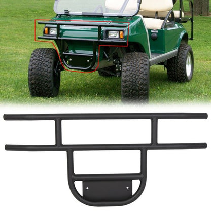 Solid Spare Black Steel Front Bumper Brush Guard For Club Car Golf Cart DS Models 1981-UP