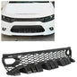 Solid Spare Front Upper Grille Grill With 2 Side Bezels FOR 2015-2023 Dodge Charger SRT GT