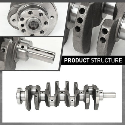 Solid Spare Engine Rebuild Kits w/ Crankshaft Con Rods Timing Kit For Hyundai Kia G4KJ 2.4L