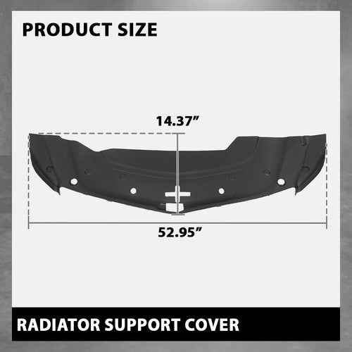 Solid Spare New Radiator Support Cover Direct Replacement Fit For 2013-2017 Cadillac XTS