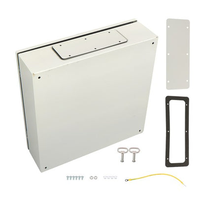 Solid Spare IP65 20x20x6" Electrical Enclosure Wall Mount Junction Box Carbon Steel w/ Lock