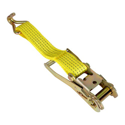 Solid Spare 2 In x 15 Ft Ratchet Straps With J Hook 5000 Lbs Heavy Duty Tie Downs 8 Pack