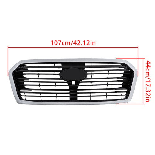 Solid Spare Fit For Subaru Ascent 2019-2022 Plastic Front Upper Bumper Grille 91121XC01A New