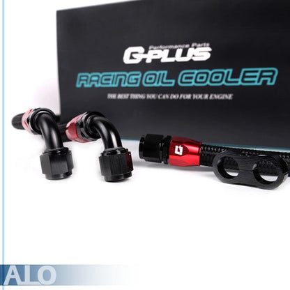 Solid Spare 30 Row AN10 Universal Aluminum Engine Oil Cooler +Thermostat Adapter Kit+ 7" Fan