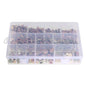 Solid Spare Zinc Steel Rivet Nut Kit 300 Pack Rivnut Nutsert Assort 150pcs Metric+150pcs SAE