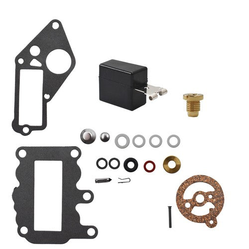 Solid Spare US Carb Kit w/Float For Johnson Evinrude Outboard 9.5 BRP/OMC Carburetor 382048