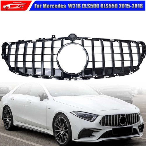 Front Grille Black For 2015-2018 Mercedes Benz CLS550 CLS500 W218
