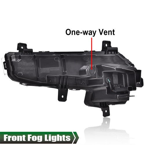 Solid Spare Fit For 2016-2018 Chevrolet Malibu XL LED DRL Daytime Running Lamp Fog Lights