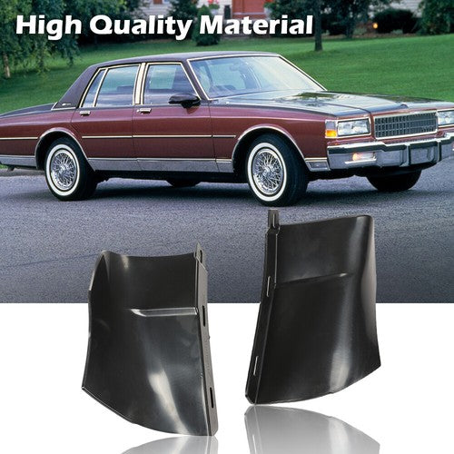 Solid Spare New Fit For Chevrolet Caprice Black Rear Bumper Fillers 1986 1987 1988 1989 1990