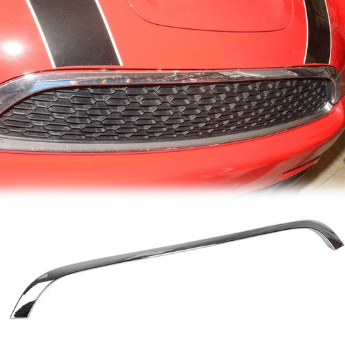 Solid Spare Chrome Grille Hood Molding Trim For 2007-2015 2009 Mini Cooper R55 R56 R58 R59