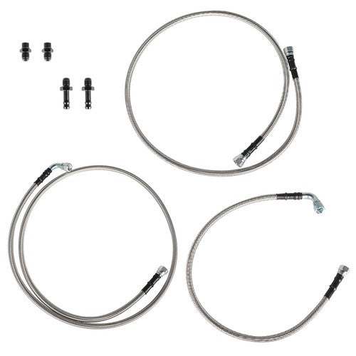 Solid Spare For Dodge Ram 3500 2003 04-07 5.9L L6 48RE Transmission Cooler Hoses Lines Kit