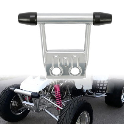 Solid Spare Front Bumper Guard + Rubber End Caps For Yamaha Banshee 350 YFZ350 1987-2006