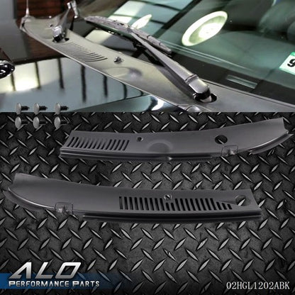 Solid Spare Windshield Cowl Cover Fit For 99-04 Ford Mustang Improved Wiper Cowl Grille