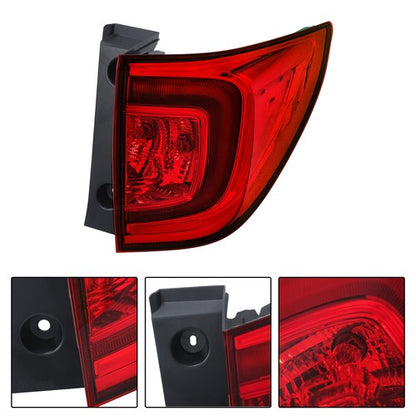 Solid Spare LED Tail Light For Honda Pilot 2016-2018/Passport 2022-2023 Rear Right RH Outer