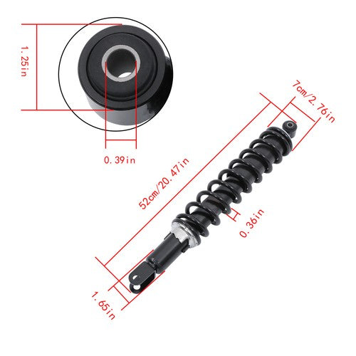 Solid Spare 52400-HR3-A21 For Honda Rancher & Foreman TRX420 2014-2023 Rear Shocks