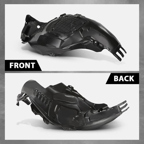 Solid Spare Fit For 2015-2021 Mercedes-Benz W205 C-Class Front Left+Right Side Fender Liner