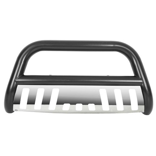 Solid Spare Front Push Bumper Bull Bar Grille Guard Stainless For Toyota Tacoma 2005-2015