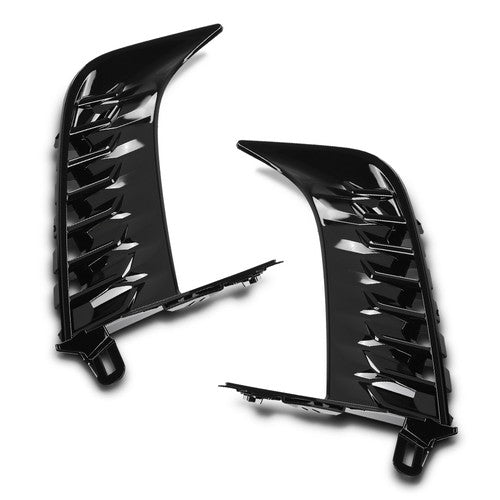 Solid Spare Front Bumper Trim W/o Sensor Hole Fit For 2025 Toyota Camry SE Sedan Left+Right