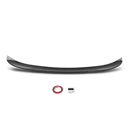 Solid Spare Fit For 11-17 BMW F10 5 Series M5 Rear Trunk Spoiler Wing Carbon Look PSM Style