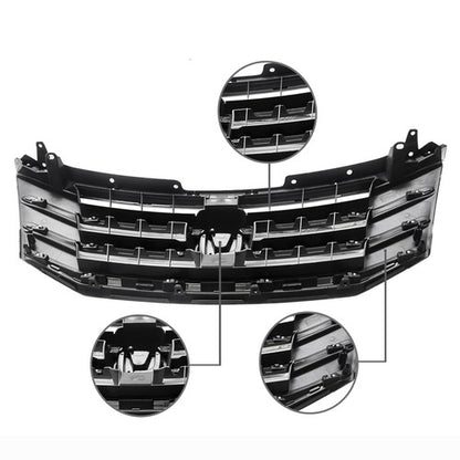 For 2010 2011 2012 Honda Crosstour EX EX-L Front Upper Chrome Bumper Mesh Grille