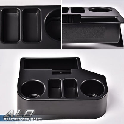 Solid Spare Fit For 1994-1997 Dodge Ram 1500/2500/3500 Front Center Console Cup Holder Black