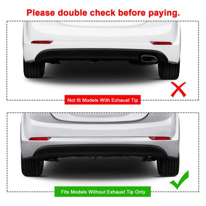 Solid Spare For Hyundai Elantra 2014-16 Lower Rear Bumper Valance Cover Korea Built Vehicle