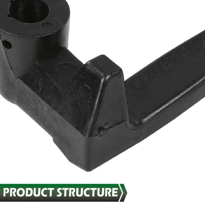 Solid Spare Fit For 1980-1996 Ford Truck Bronco F-150 Vent Window Handles Locks Black
