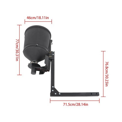 Solid Spare Multipurpose Broadcast Spreader UTVS16 For Salt, Grass Seed, Fertilize...UTV