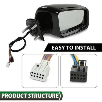 Solid Spare Rear View Side Mirror Assembly Set Fit For 2005-11 Mercedes Benz W164 X164 ML GL