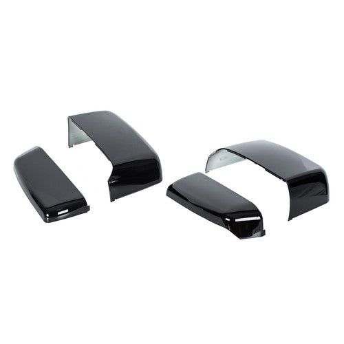 Solid Spare Fits For Chevy Silverado GMC Sierra 2014-2019 Gloss Black Tow Mirror Cap Cover