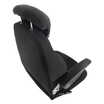 Solid Spare Fit For New Holland Loader/Backhoe Seat Assy - Fits Various Models - Black Cloth