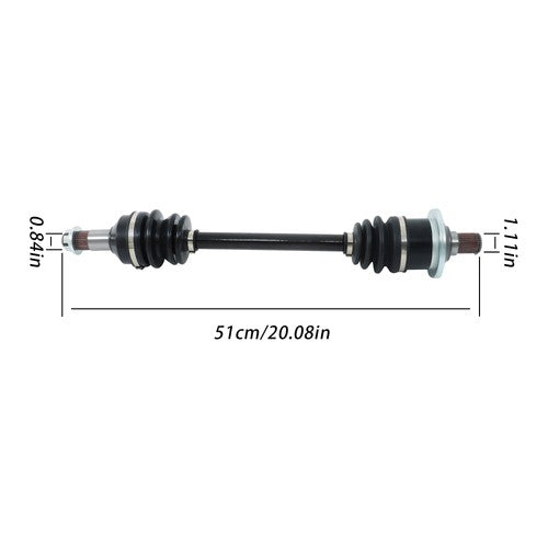 Solid Spare Rear Left/Right CV Axles Drive Shaft For Arctic Cat 400 450 500 550 0502-596