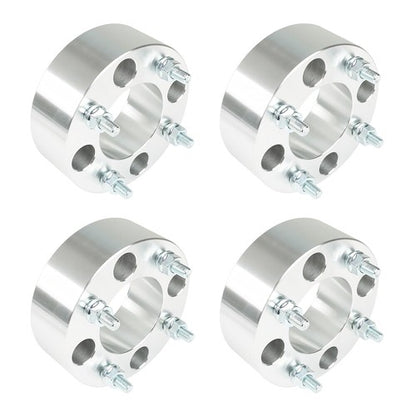 Solid Spare Wheel Spacers For Honda 4x110 2" 74mm Hub Bore M10x1.25 Studs 4Pcs Silver