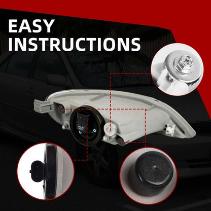 Fit For 2005-2008 Toyota Corolla 2002 2003 2004 Toyota Camry Clear Fog Light