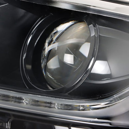 Solid Spare Front Headlight Assembly For Chevy Cruze 2016-18 LH Single Clear Lens w/ LED DRL