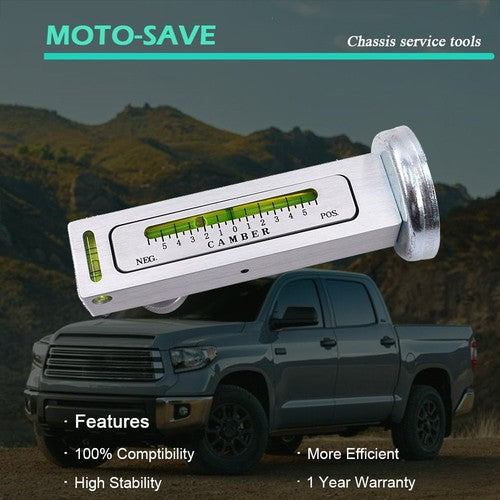 Solid Spare Adjustable Magnetic Gauge Tool Camber Castor Strut Wheel Alignment for Truck