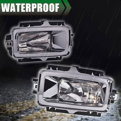 Solid Spare Fit For 2013 2014 2015 Chevrolet Silverado Clear Fog Lights W/Bulb Left+Right