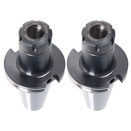 Solid Spare 2PC 4" 100mm New Gage Length Tool Holder CAT50 ER32 COLLET CHUCK For CNC Milling