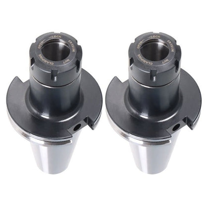 Solid Spare 2PC 4" 100mm New Gage Length Tool Holder CAT50 ER32 COLLET CHUCK For CNC Milling