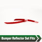Solid Spare Fit For 17-18 Hyundai Elantra Rear Bumper Reflector Light Left+Right Red