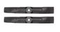 Solid Spare (2) Scotts Sabre Compatible 42" Cut Riding Mower Blades Oregon