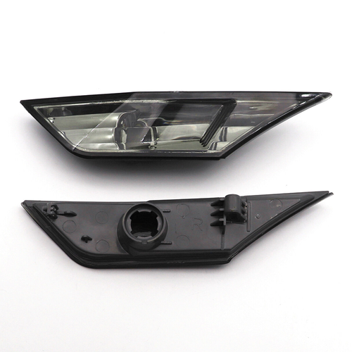 For 2016-2021 Honda Civic Smoked Side Marker Lamp Turn Signal Light W/LED Bulbs