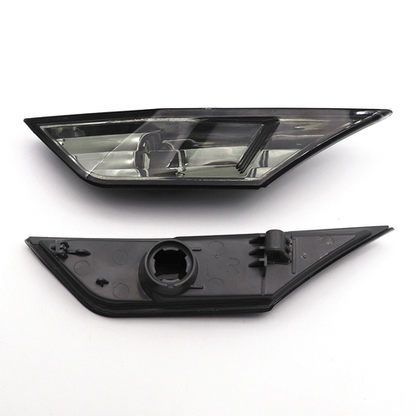 For 2016-2021 Honda Civic Smoked Side Marker Lamp Turn Signal Light W/LED Bulbs