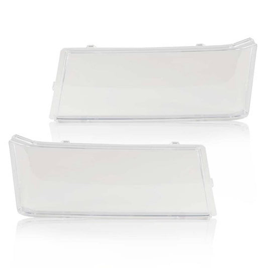 Solid Spare Headlight Replacement Lens Left+Right Fit For 04-12 Chevy Colorado GMC Canyon
