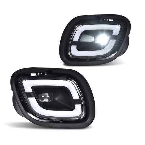 Solid Spare LED Fog Lights Lamp White Color Fit For 08-17 Freightliner Cascadia Left+Right