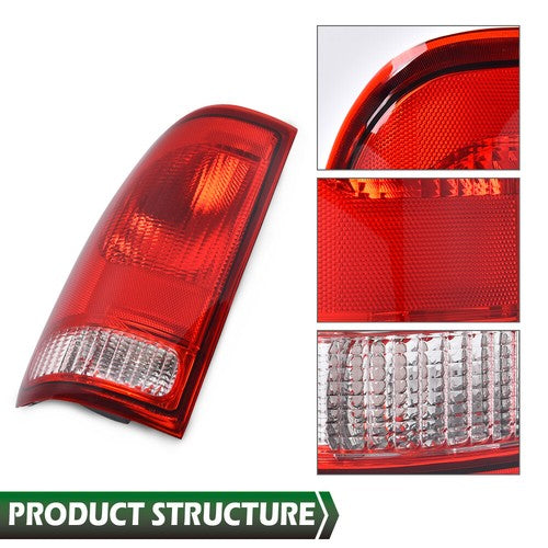 Solid Spare Fit For 1997-2003 Ford F-150 99-07 F-250 Super Duty Tail Light Lamp Driver Side