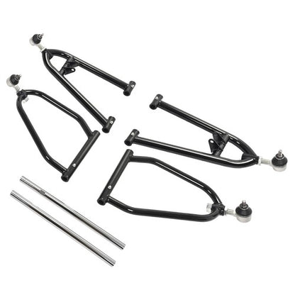 Solid Spare Front Long Travel Extended A-Arms For Yamaha Raptor 250 Raptor 125 Gloss Black